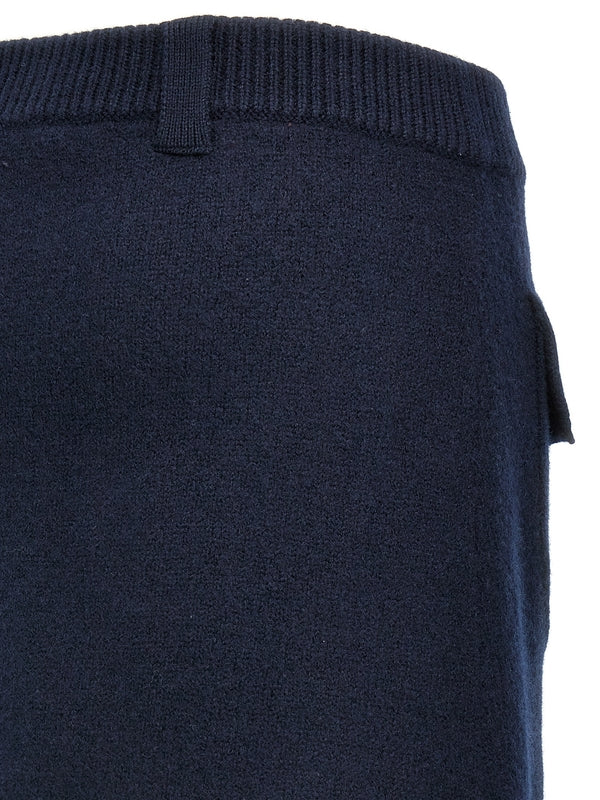 Zip-Up Wool
  Mini Skirt