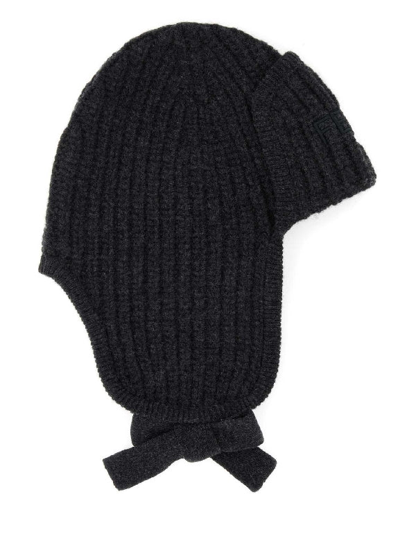 Logo Embroidered Earmuff Beanie