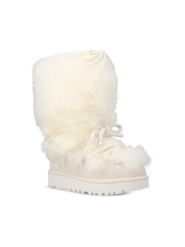 Ugg White Middle Boots