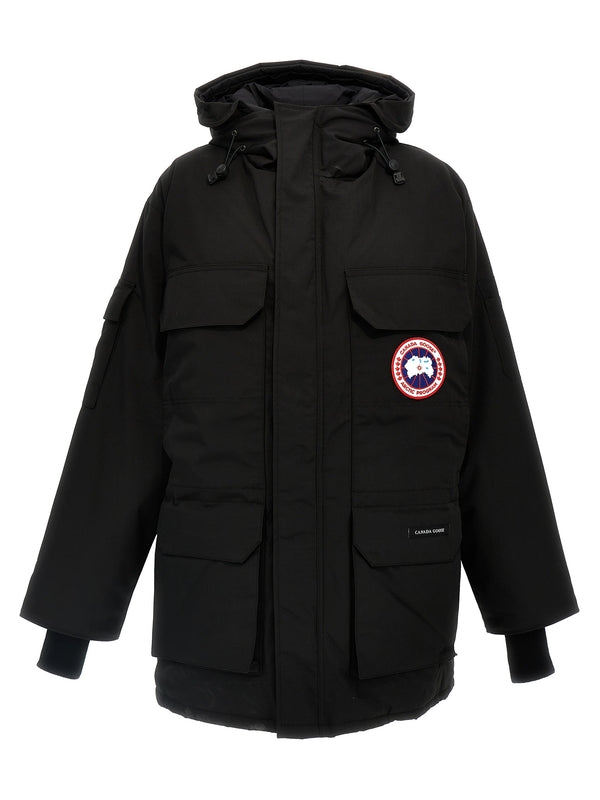 Logo Patch Hooded Parka