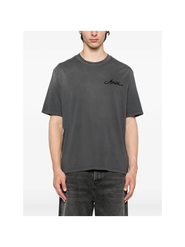 Amiri Black Half Sleeve