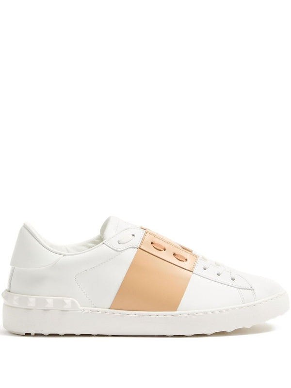 Valentino White Orange Sneakers
