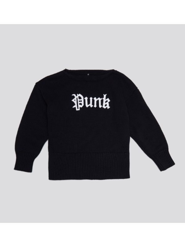 Logo Crew Neck Cotton Knit