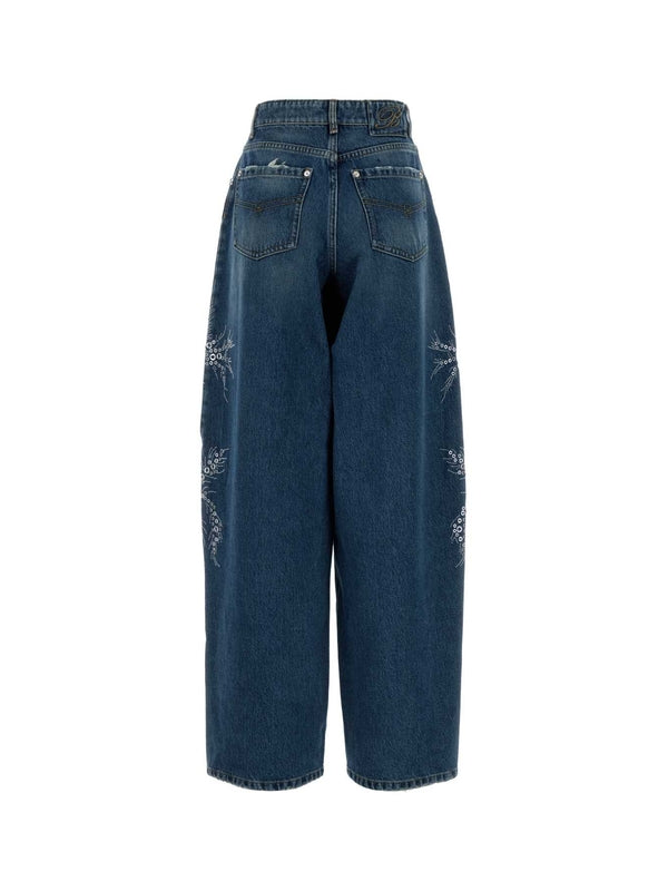 Blumarine Blue Denim Pants