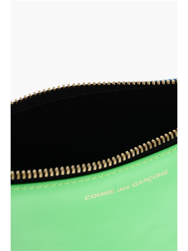 Comme Des Garcons Green Coin Purses