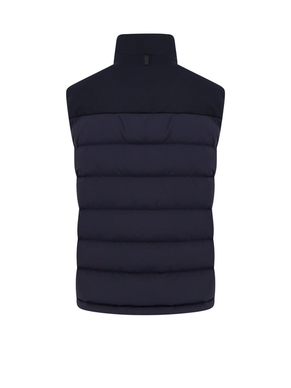 Logo Highneck Quilting Padding Vest