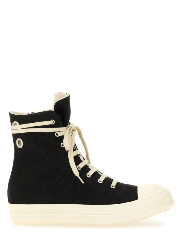 Rick Owens Drkshdw Black High Top Sneakers