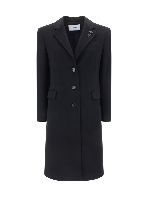 LARDINI - Boutonniere Single-breasted Coat - Jente