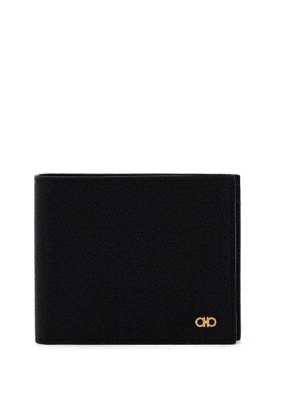 Gancini Leather Bi-fold Wallet - Jente
