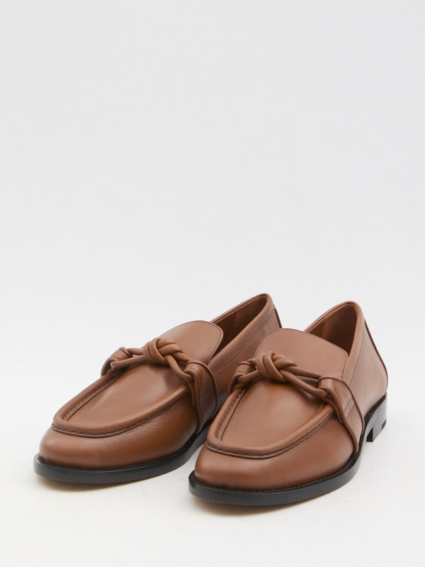 Astaire Not Detail Leather Loafers