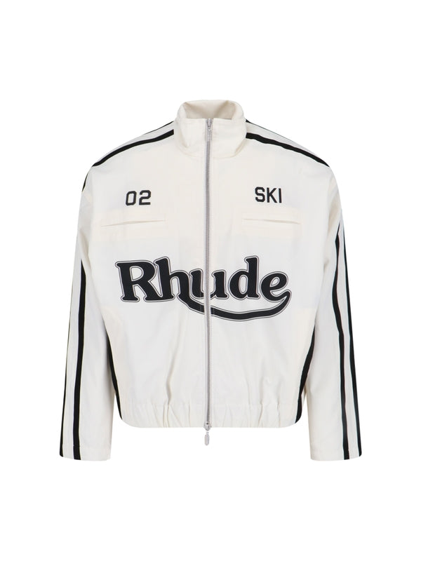 Logo Stripe Highneck Jacket