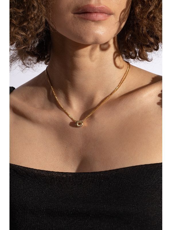 Crystal Gancini Pendant Necklace