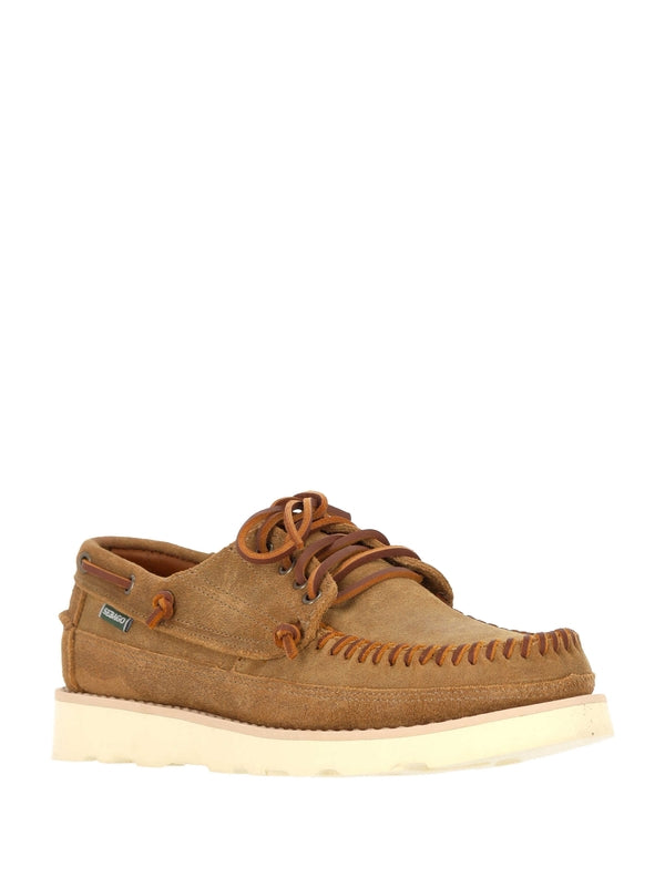 Sebago Beige Boat Shoes