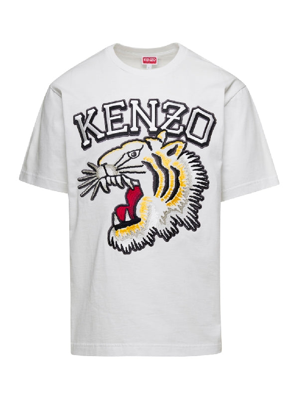 Tiger Logo Cotton Short Sleeve T-Shirt