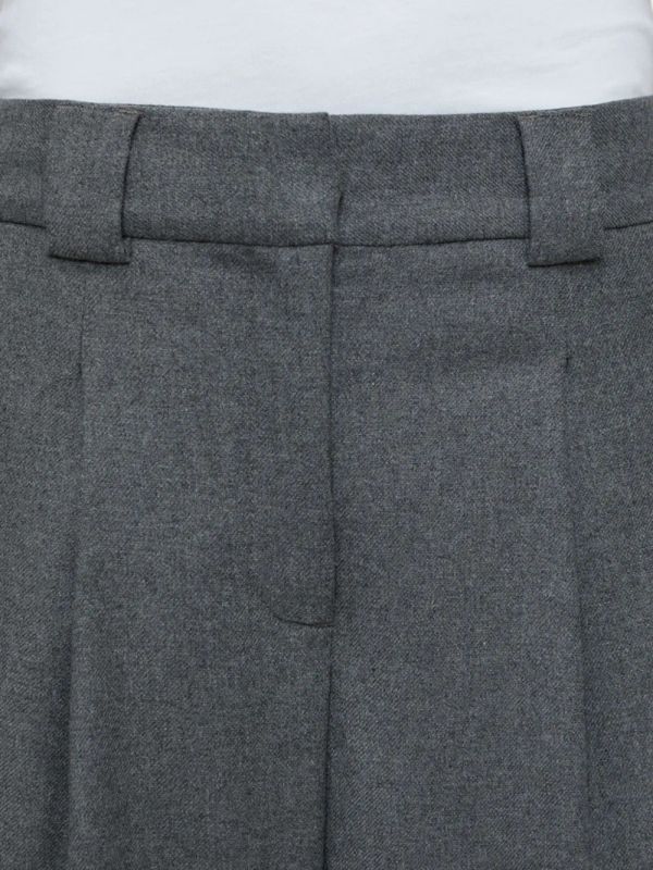 Wendlyn Pintuck Wool Blend Pants