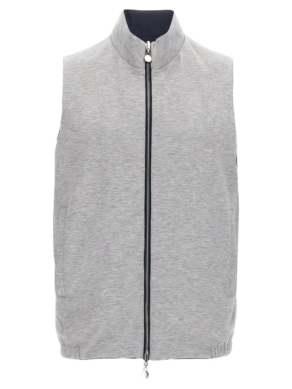 Reversible
  High-Neck Vest