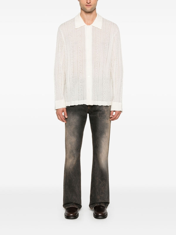 Riku Mesh Merino Wool Shirt