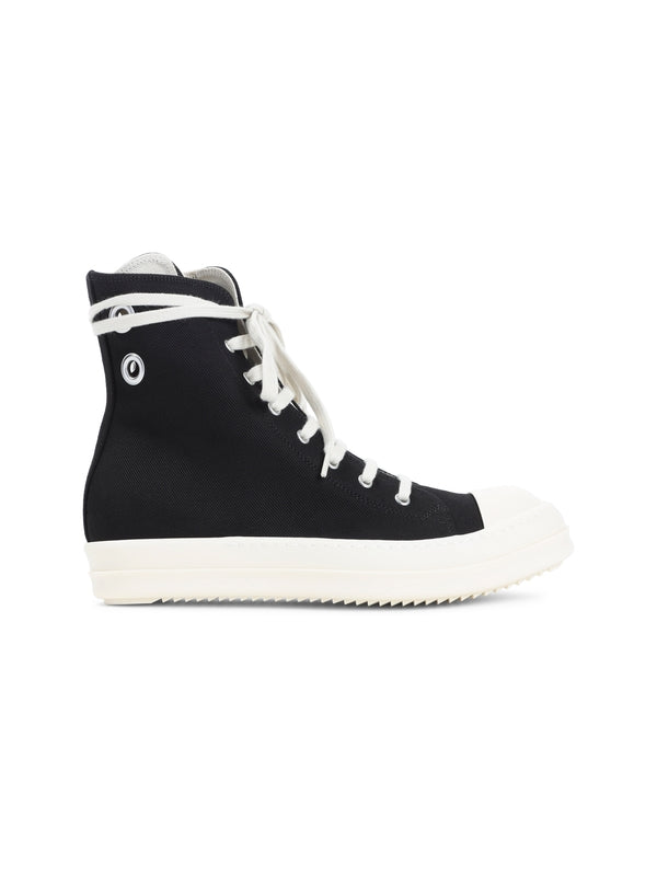 Rick Owens Drkshdw Black High Top Sneakers