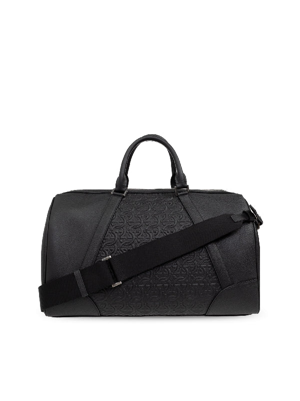 Gancini Logo Calfskin Boston
  Bag