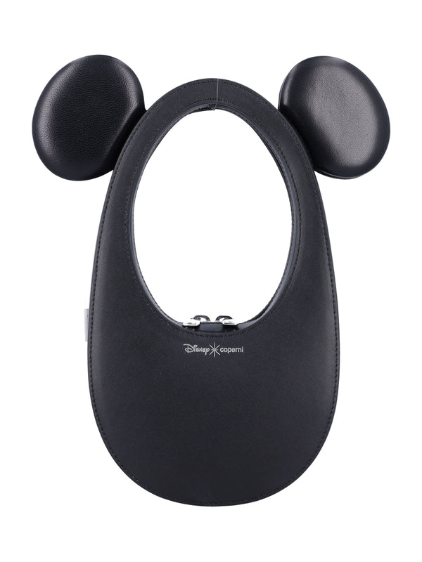 Mickey Leather Swipe Tote Bag