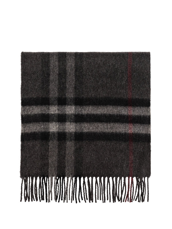 Check Fringe
  Cashmere Scarf