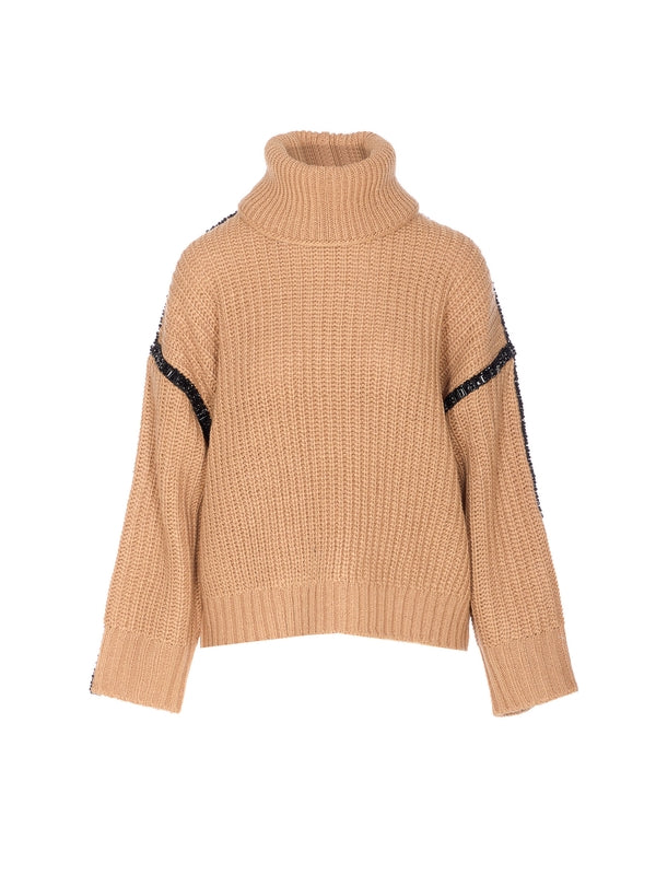 Essentiel Antwerp Beige Knitted