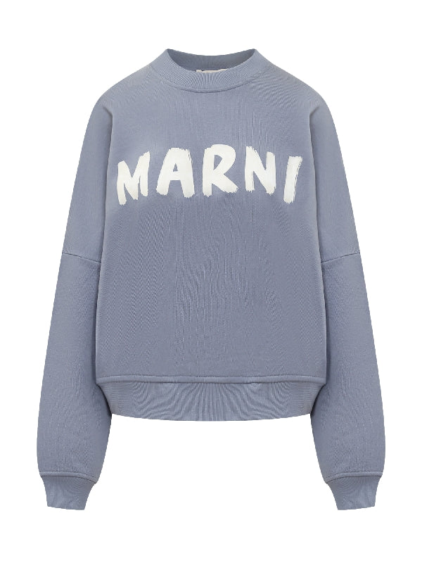 Logo Printed Cotton Sweatshirt