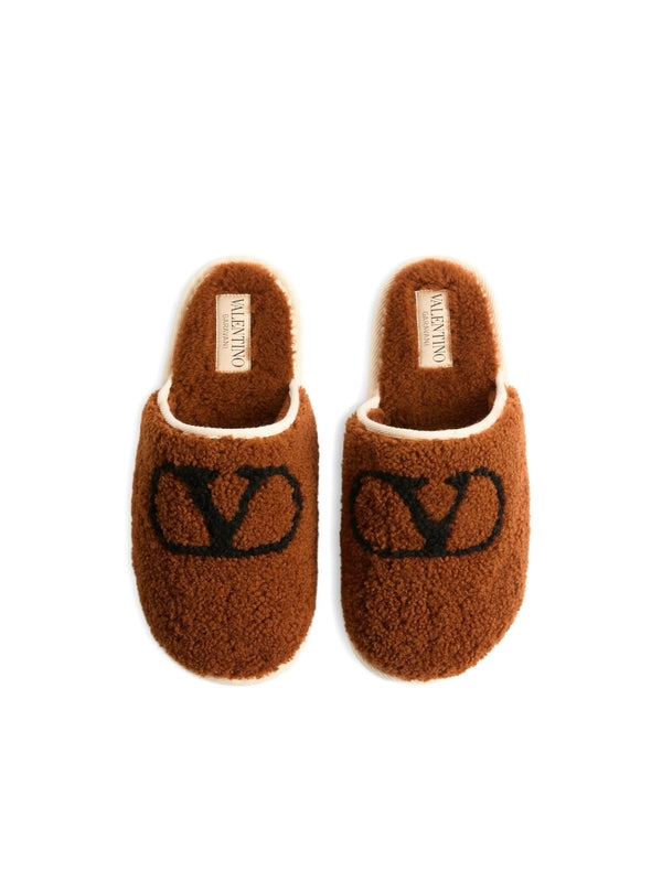 Valentino Brown Slides