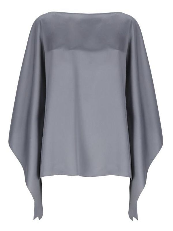 Viscose Blending Cape Blouse