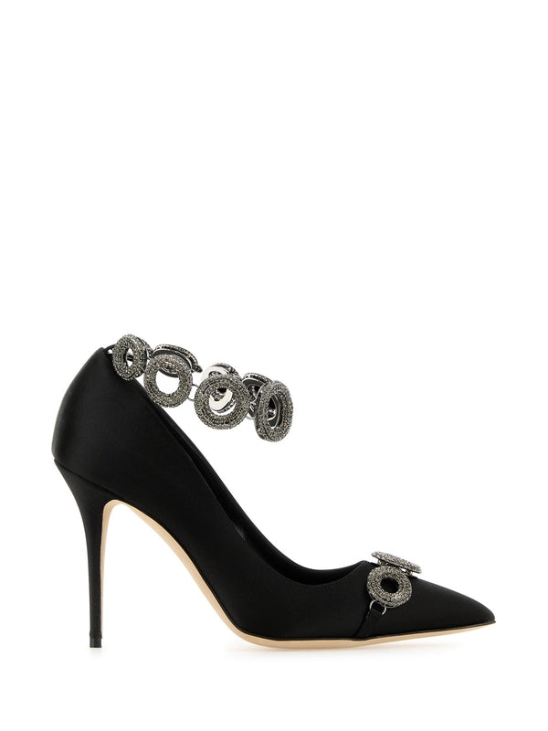 Anklet Jewel Embellished Pumps