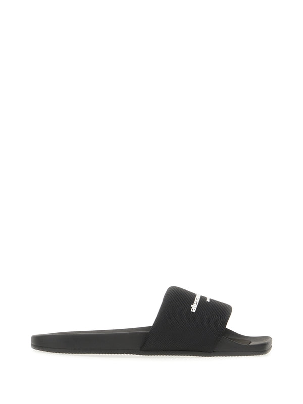 Alexander Wang Black Slides