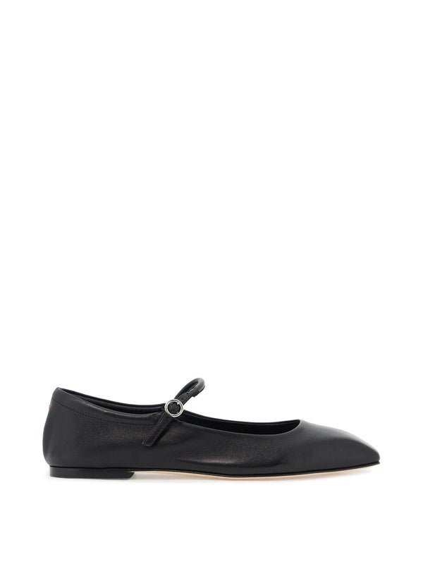 Uma Mary Jane Leather Flat Shoes