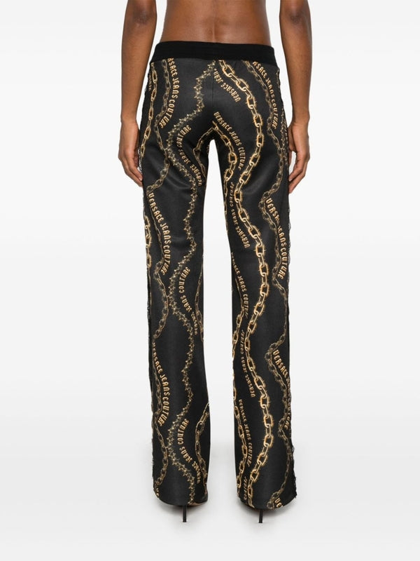 Allover Print Banded Pants