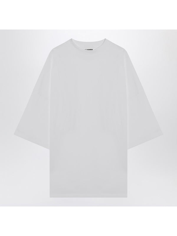 Wide Cotton Short-sleeve T-shirt