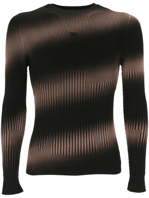 Logo Stripe Rib Knit