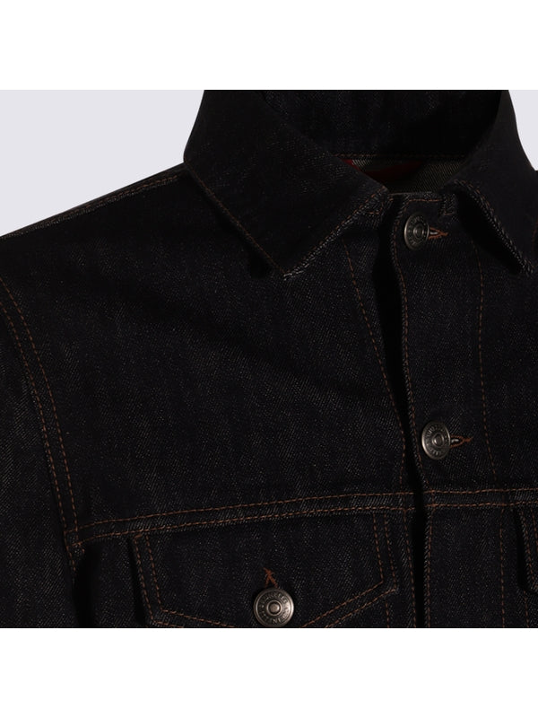 Brunello Cucinelli Navy Trucker