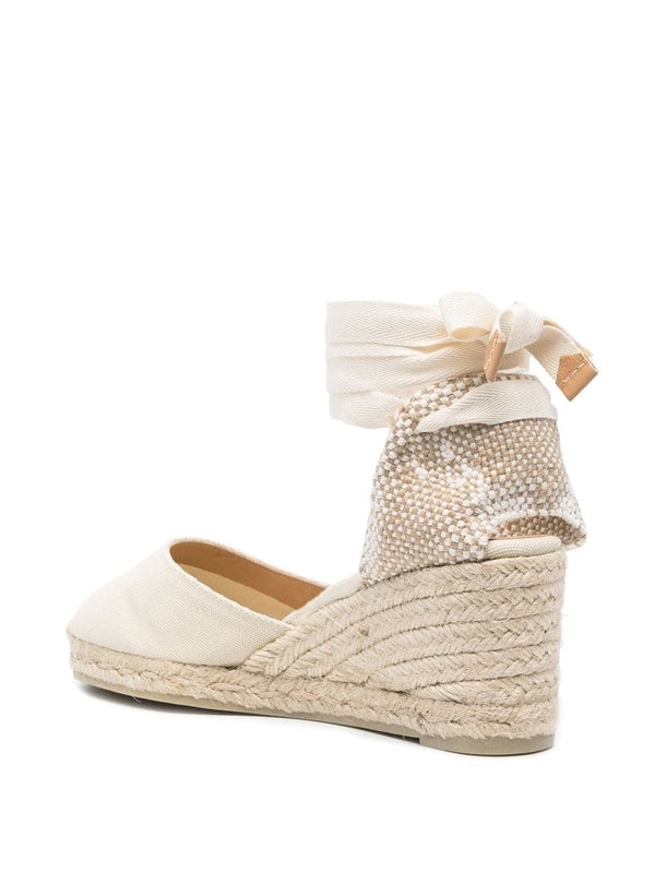 Castaner Beige Wedge Sandals