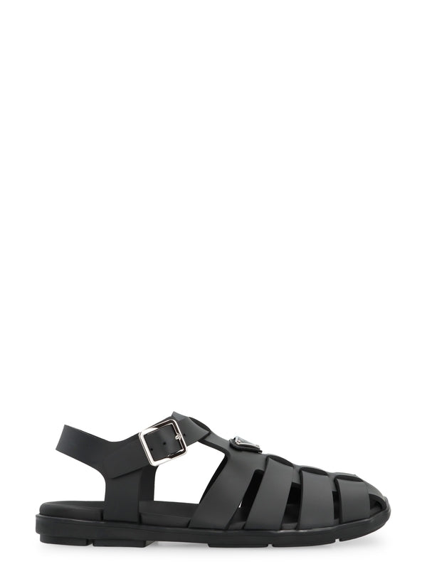 Triangle Logo Rubber Fisherman Sandals