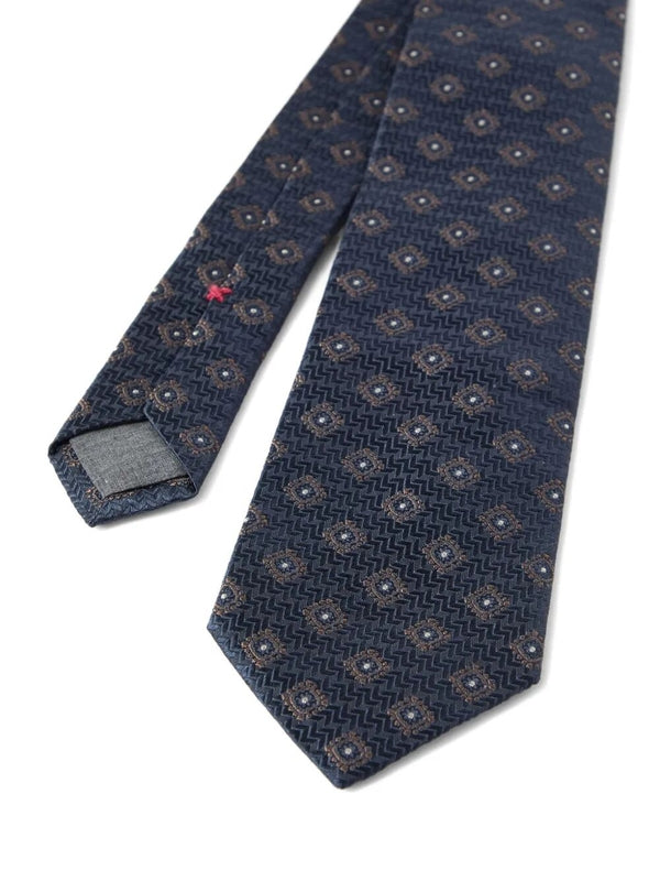 Brunello Cucinelli Navy Tie
