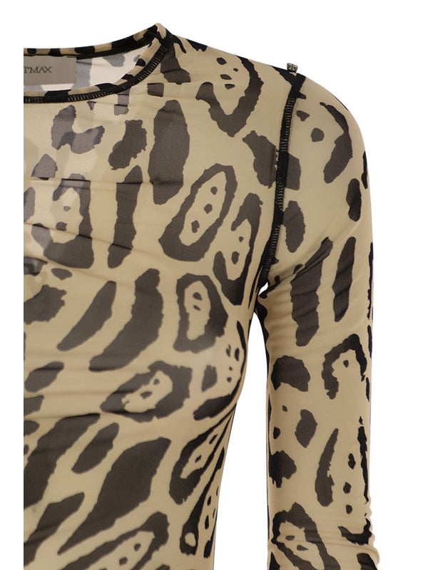 All-Over Printed Long Sleeve Top