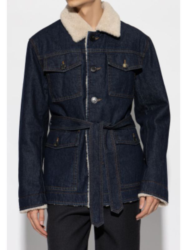 Shearing Collar Denim Jacket