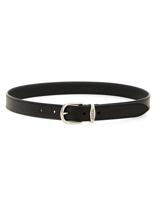 Zadd Logo Buckle Leather Belt