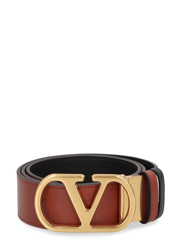 Valentino Brown Leather Belts