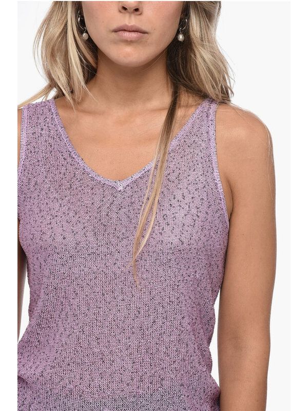 Allover Sequin Sleeveless Top