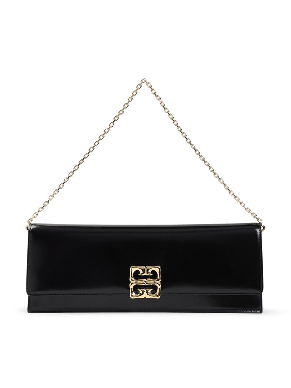 4G Liquid Calfskin Clutch Bag