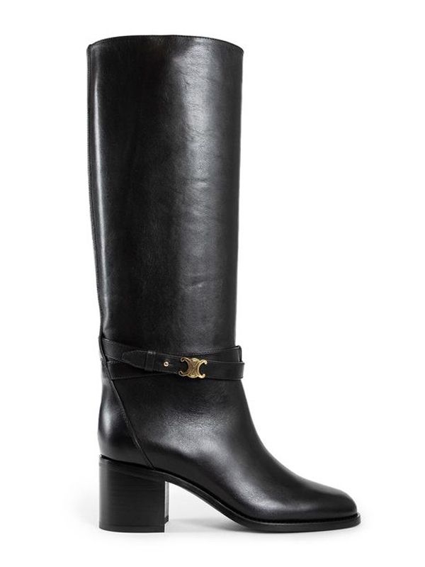 Triopé Logo Leather High Boots