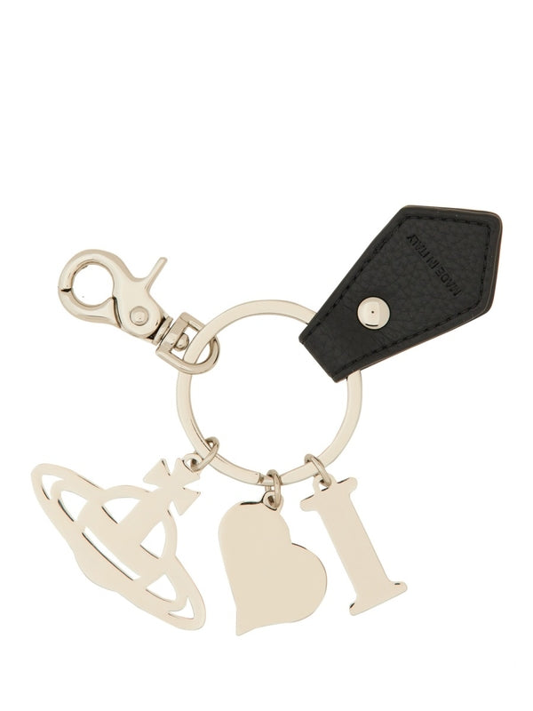 Vivienne Westwood Black Keyrings