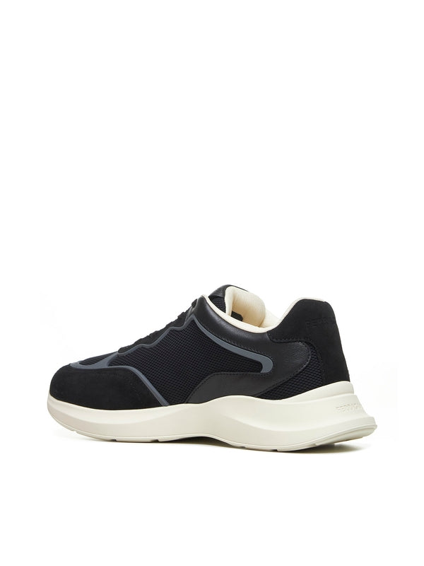 Gancini Detail Low-Top Sneakers