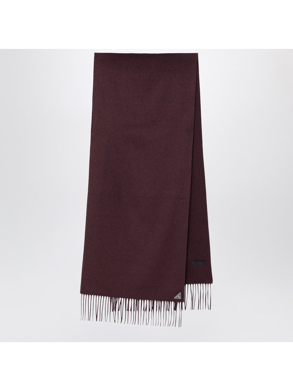 Prada Burgundy Other Fabric Mufflers