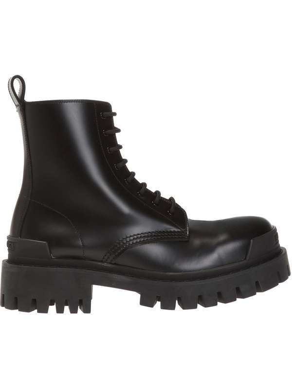 Leather Strike Combat Boots